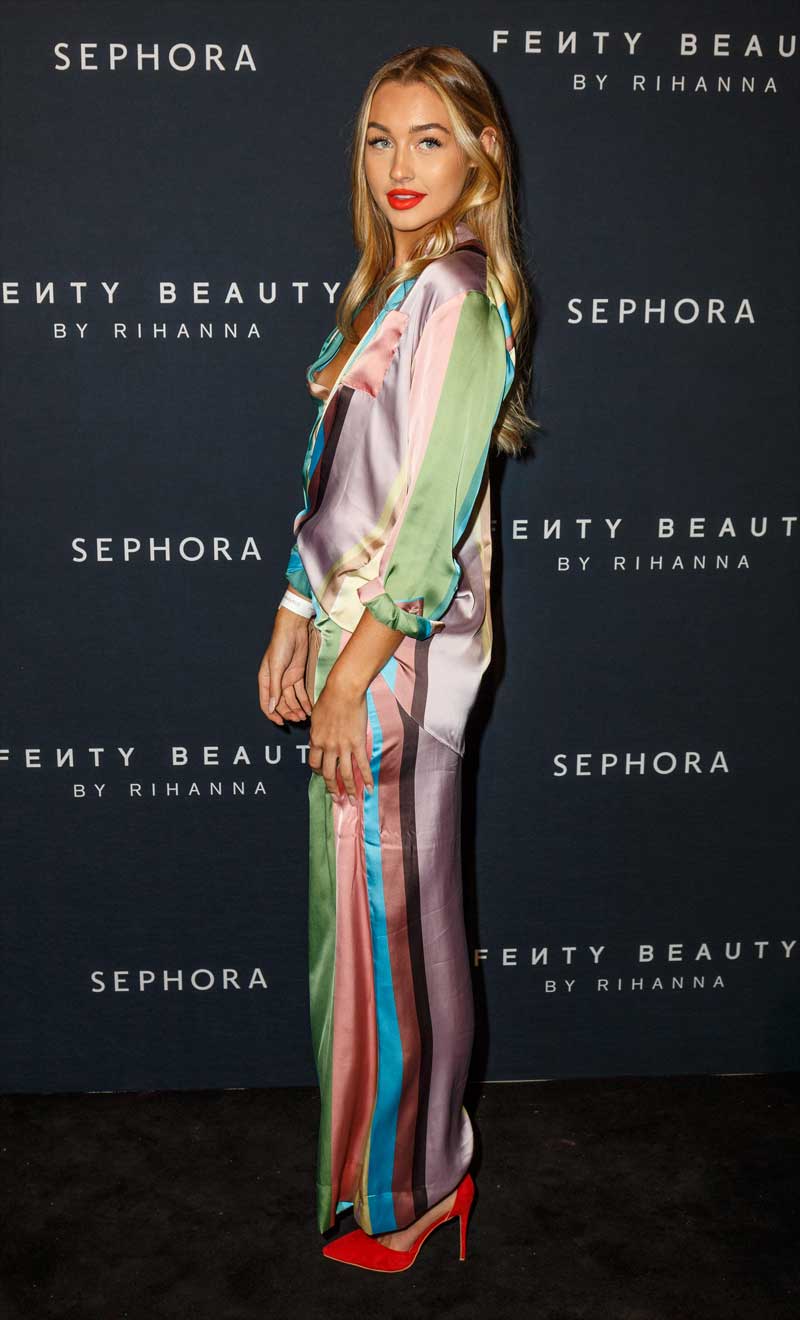 Sammy Robinson Nipple Slip at Fashion Show