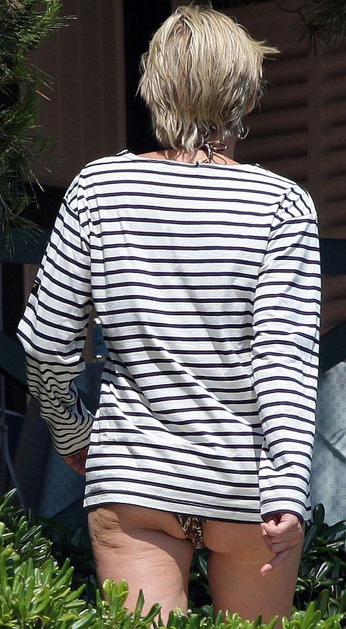 Sharon Stone 50 Year Old Cellulite Ass