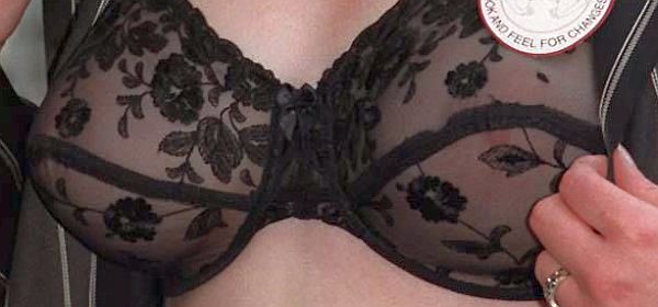 UK Author Sophie Dahl Boobs In See Through Bra