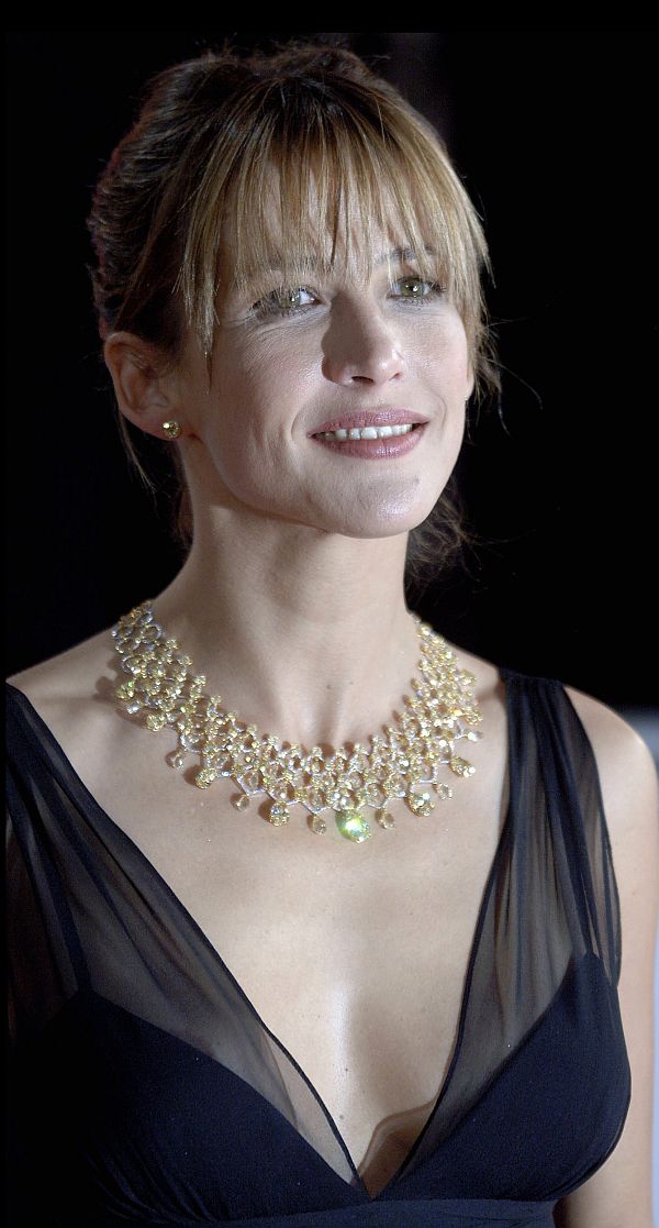 Sophie Marceau See Through Dress Reveals Aureolas