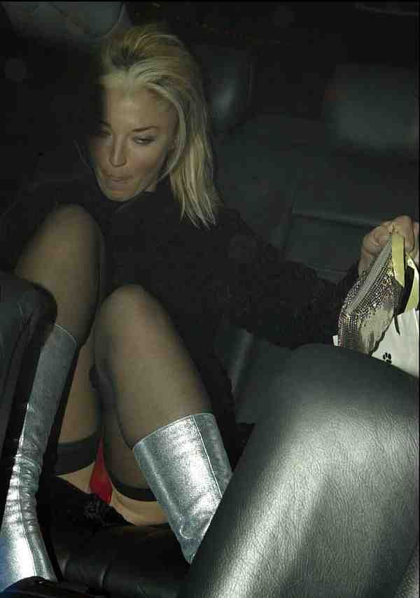 Tamara Beckwith, Red Panties And Silver Boots Is A Fashion Faux Pas, But Who Cares?