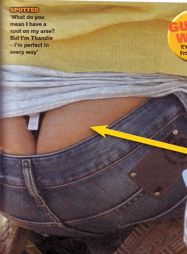 Thandie Newton Thong Slip And Coin Slot