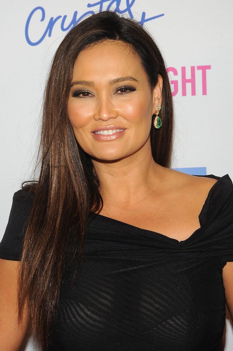 Tia Carrere See-Thru with Areola Peek