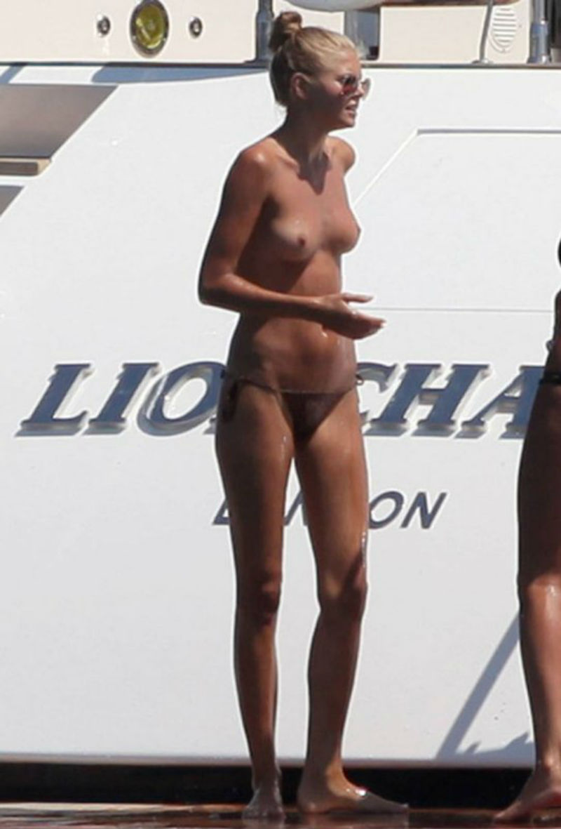 Toni Garrn’s Topless on Vacation