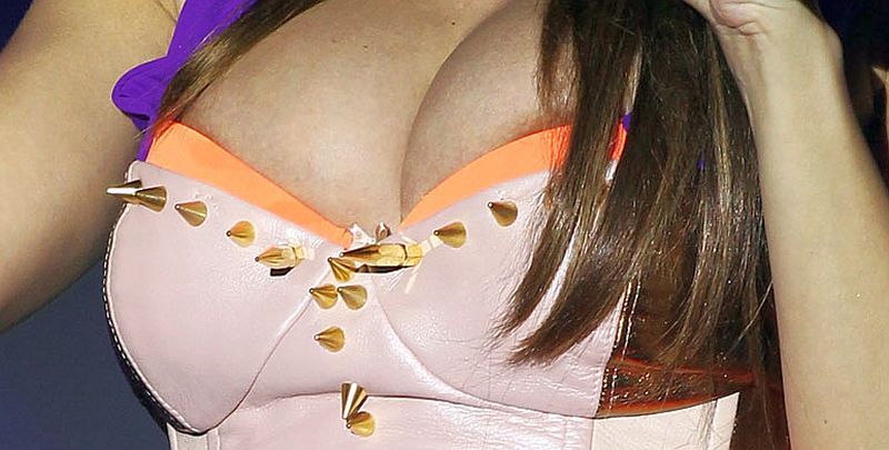 Una Healy Double Areola Slip. Click Pic for The Close-Ups!