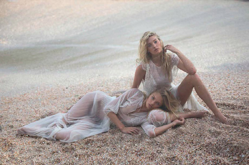 VS Models Get Topless, Wet and Dirty for Vogue Spain