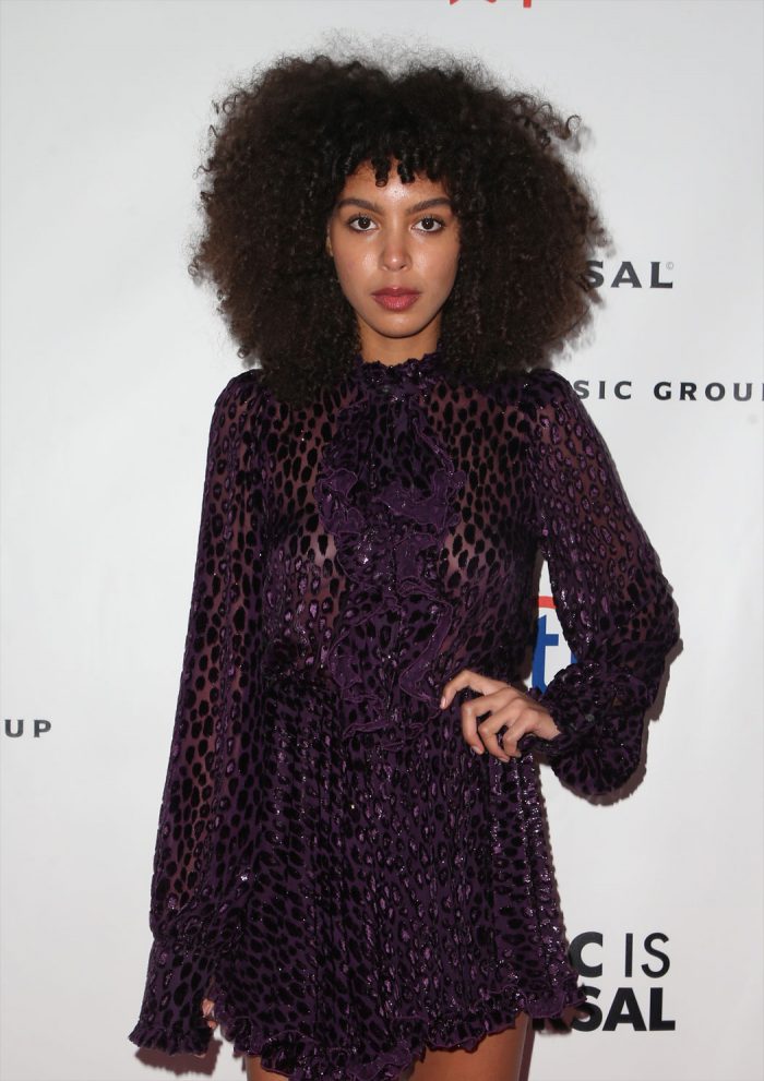Arlissa Braless in See-Through Gown