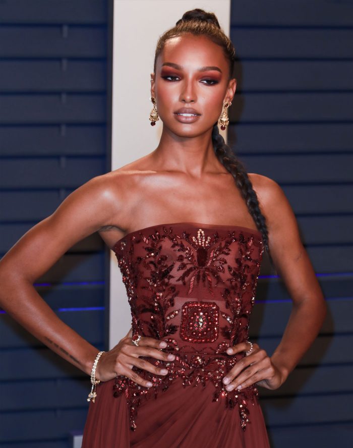 Jasmine Tookes Breasts Revealed at the Vanity Fair Party