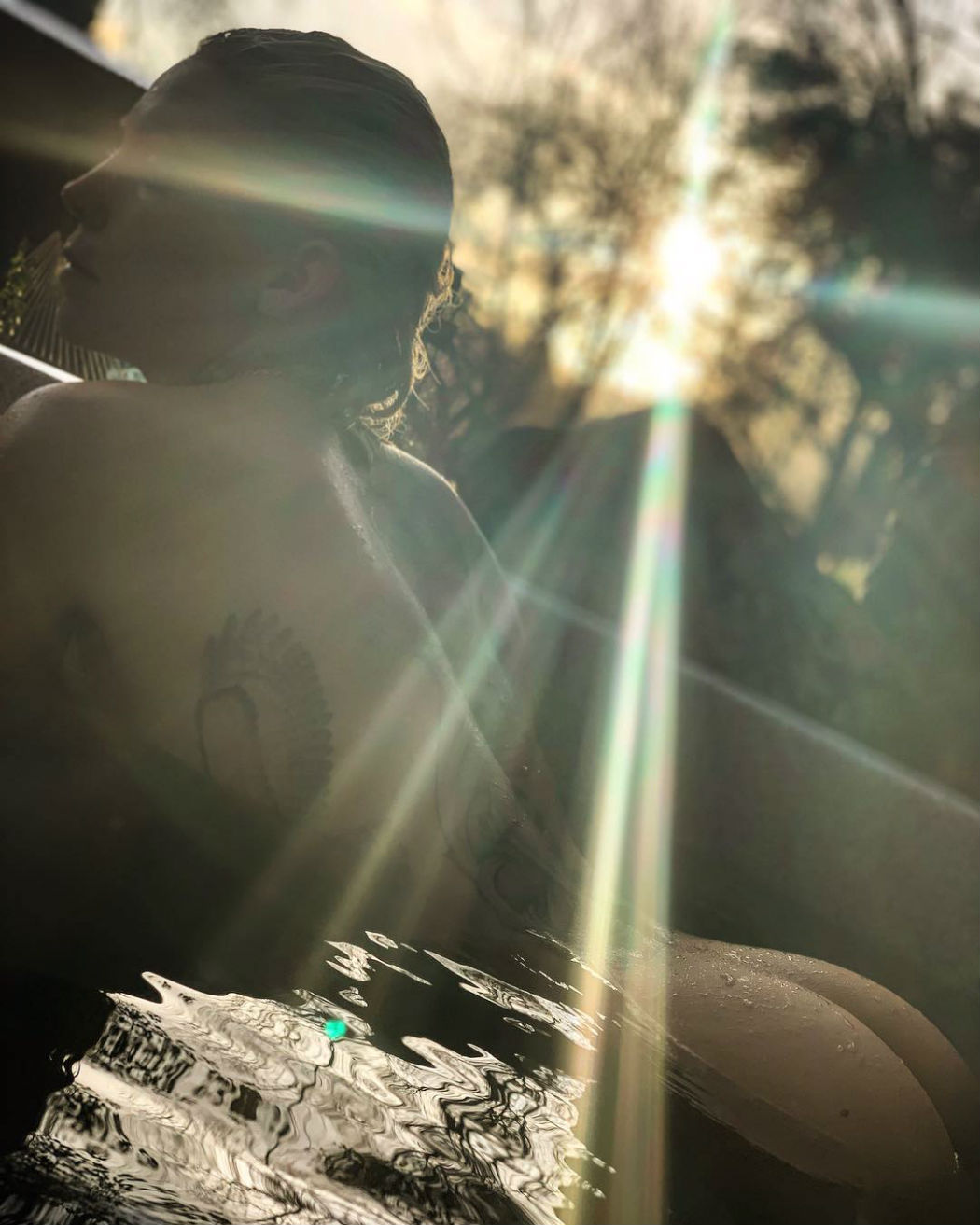 naked, bare, skin, wet,