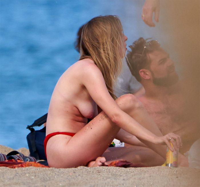 Diana Vickers Caught Topless on the Beach