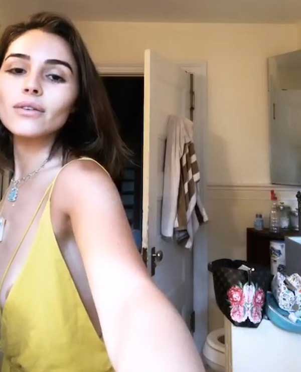 Olivia Culpo Nip Slip on Instagram Live Video