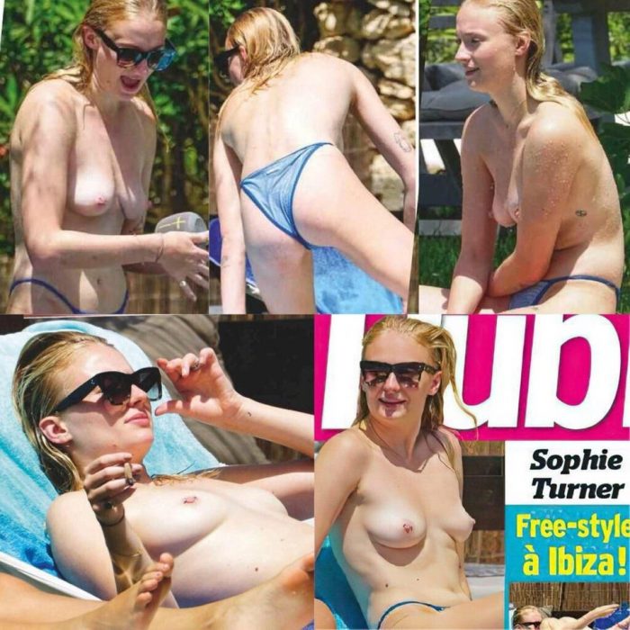 Turner topless sophie Sophie Turner