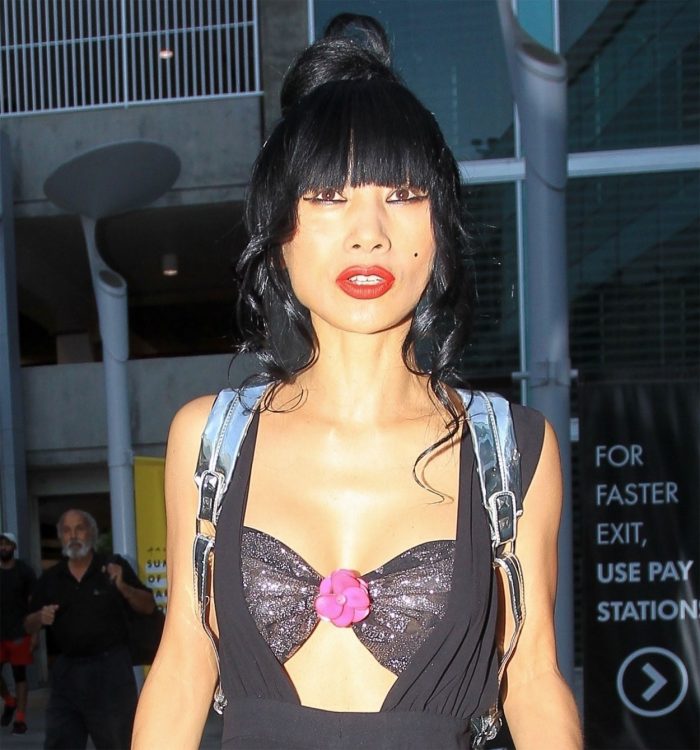 Bai Ling’s Huge Nipples in a See Through Bra