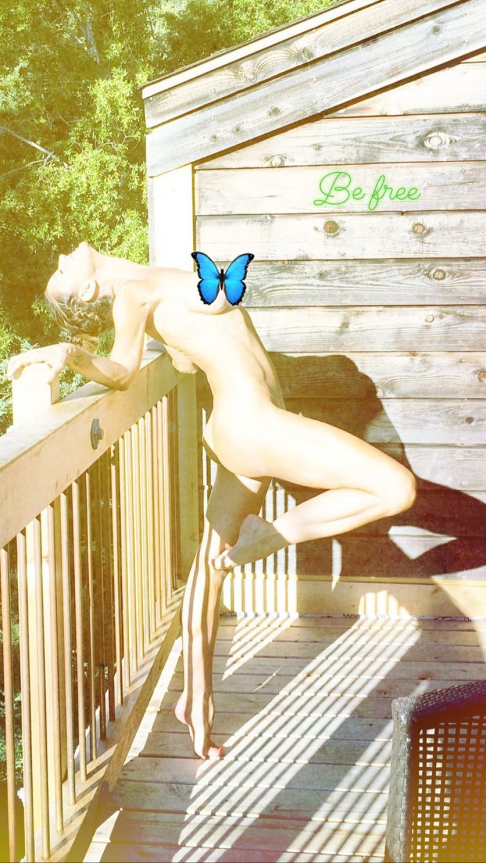 Charisma Carpenter Posing Nude But Covered