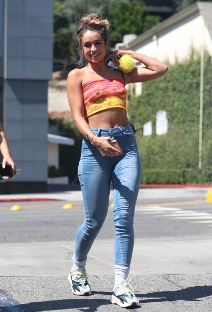 Sommer Ray Braless Pokies in Tiny Tube Top