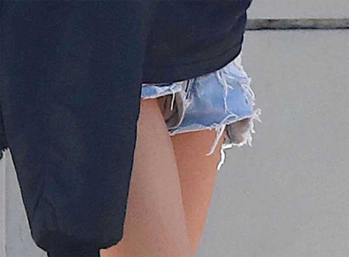 Stella Maxwell  Pantie Upshorts in Daisy Dukes