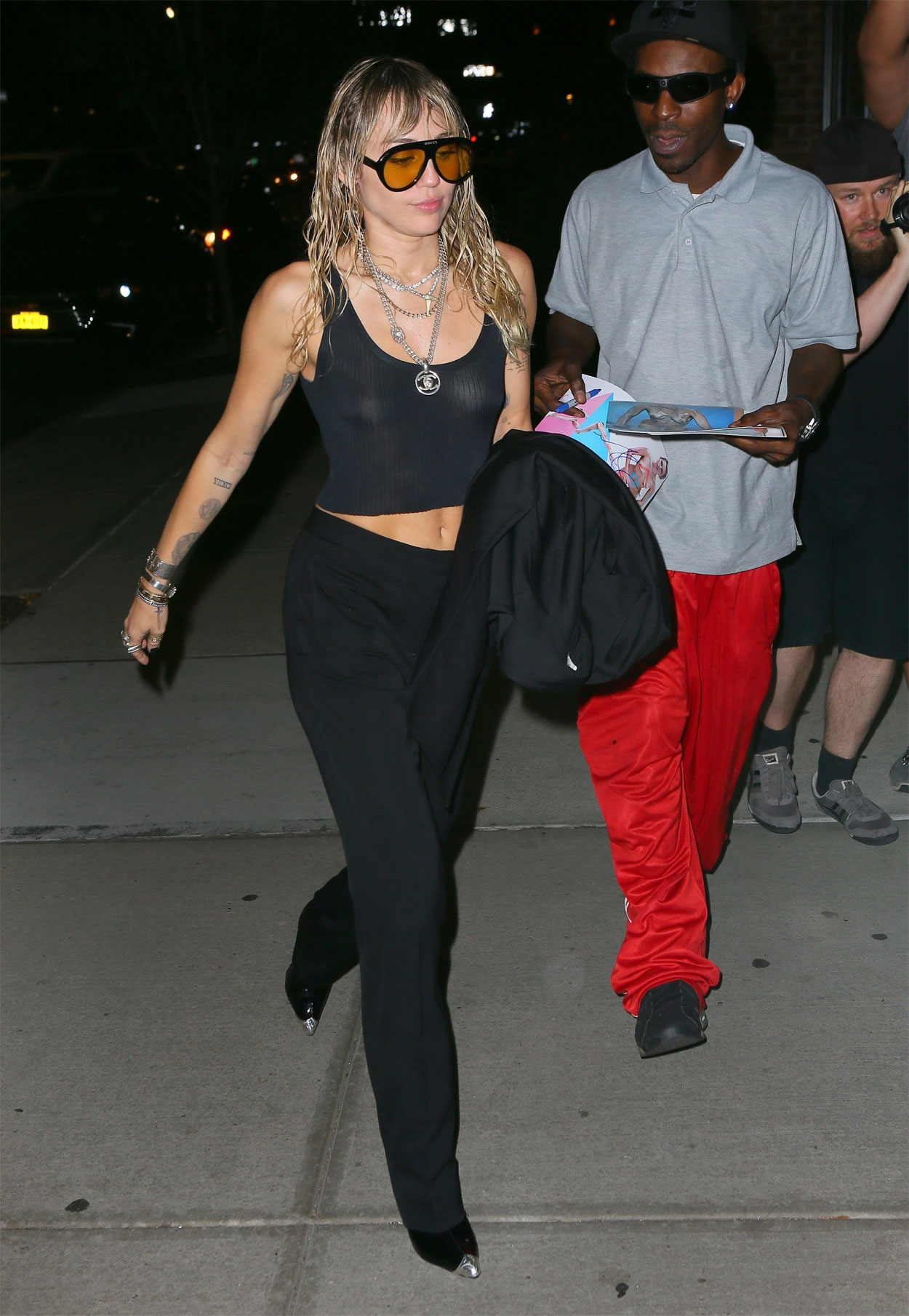 miley cyrus, nipples, braless, tits, boobies, titties,