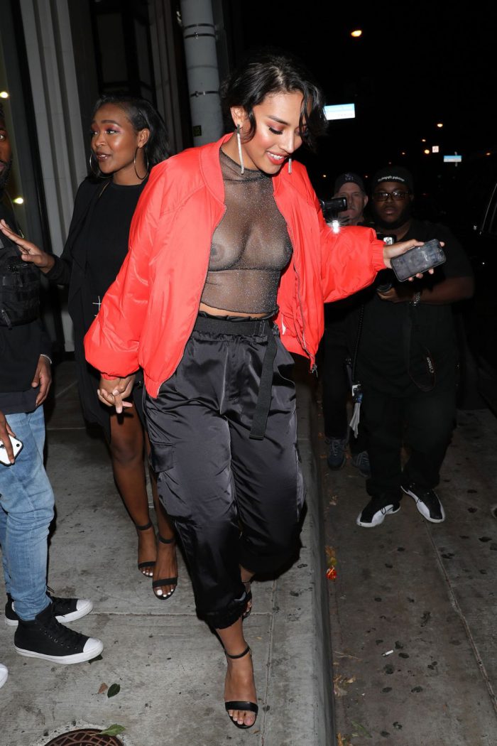 Sela Vave Braless in Black See Through Top