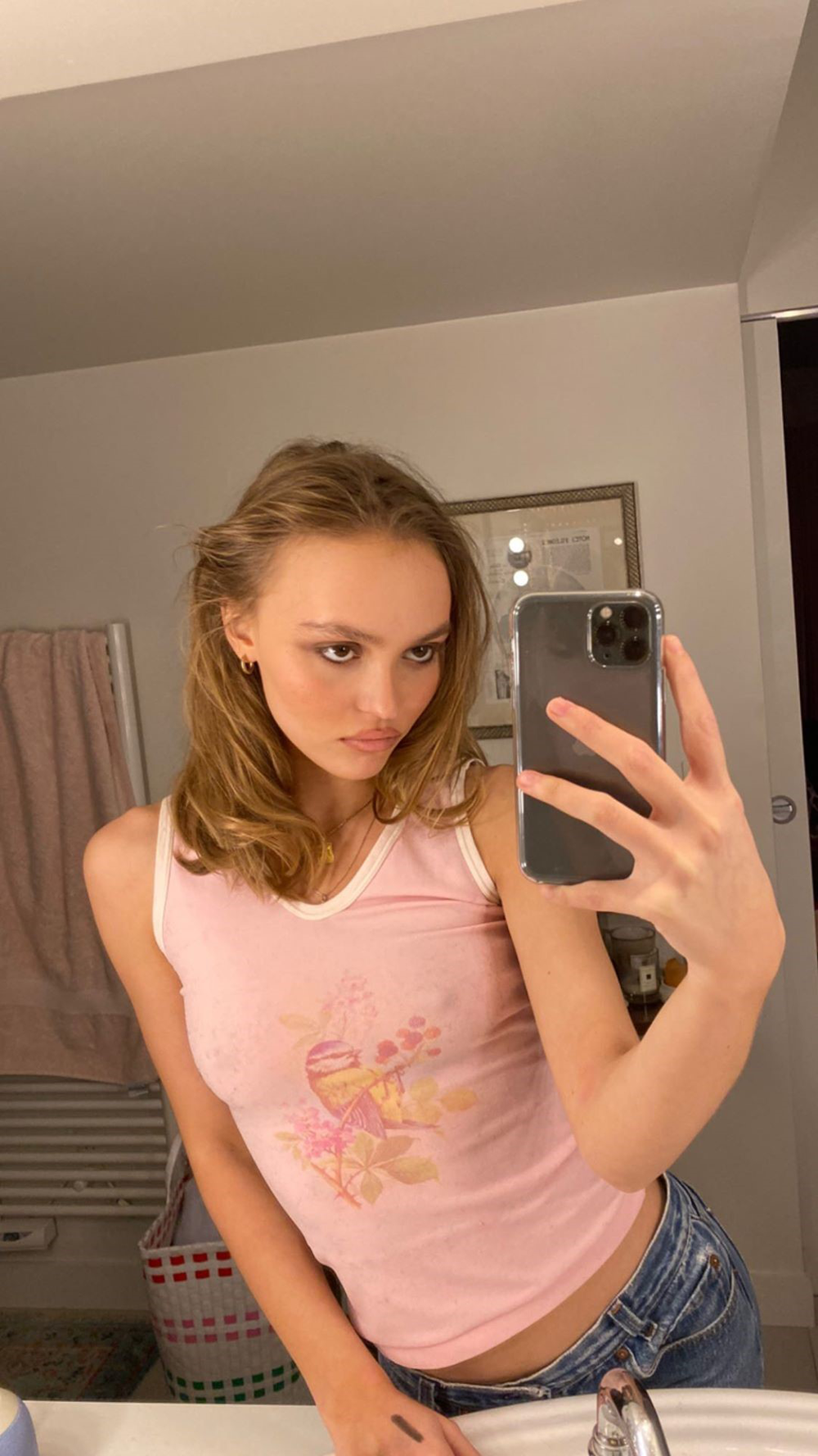 lily rose depp, lrd, lily depp, tits,