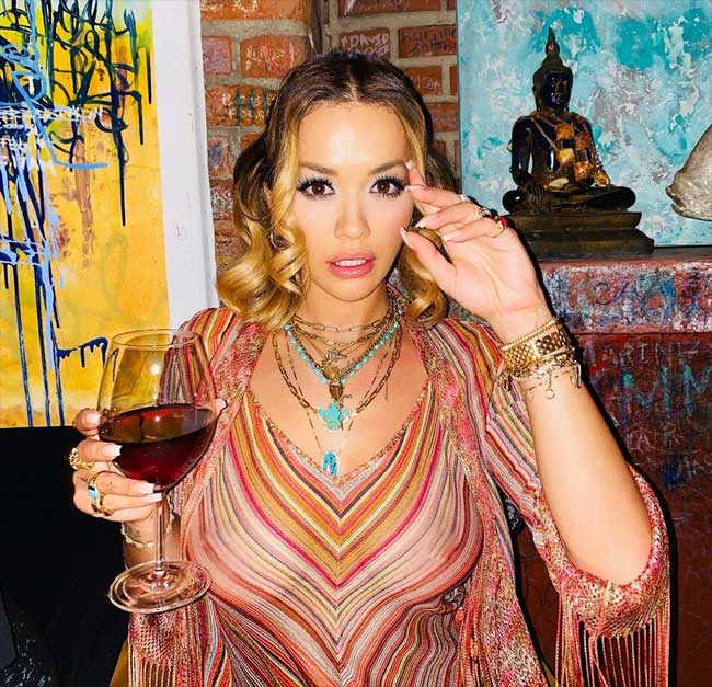 rita ora, British, pop star, nipples, nips,