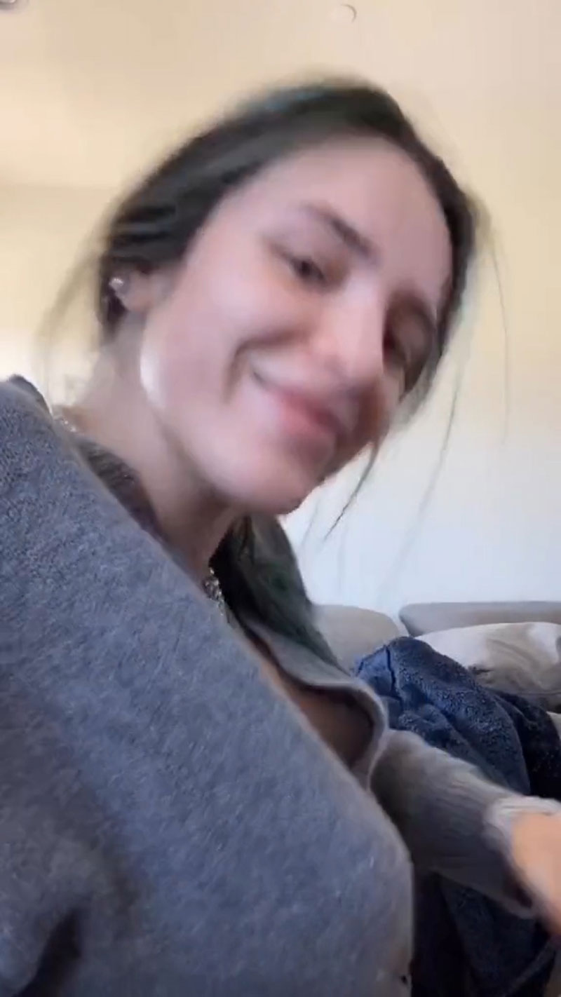 Bella Thorne Side Boob and Nipple Slip