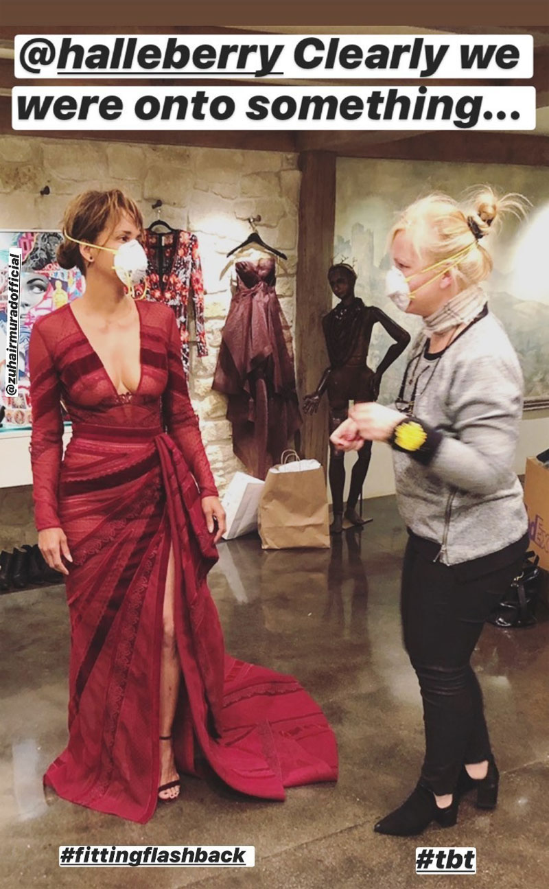 halle berry, tbt, natural, dnl,