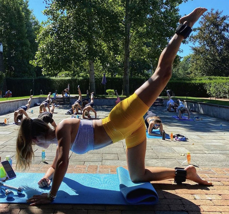 nina agdal, model, yoga, legs, fit. beauty,