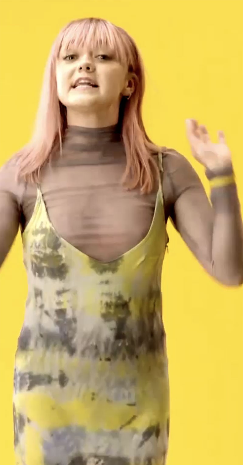 maise williams, got, game of thrones, nipples, nips, slip,