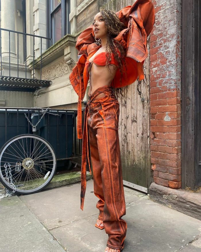 Tinashe Boobs In A Tiny Bra